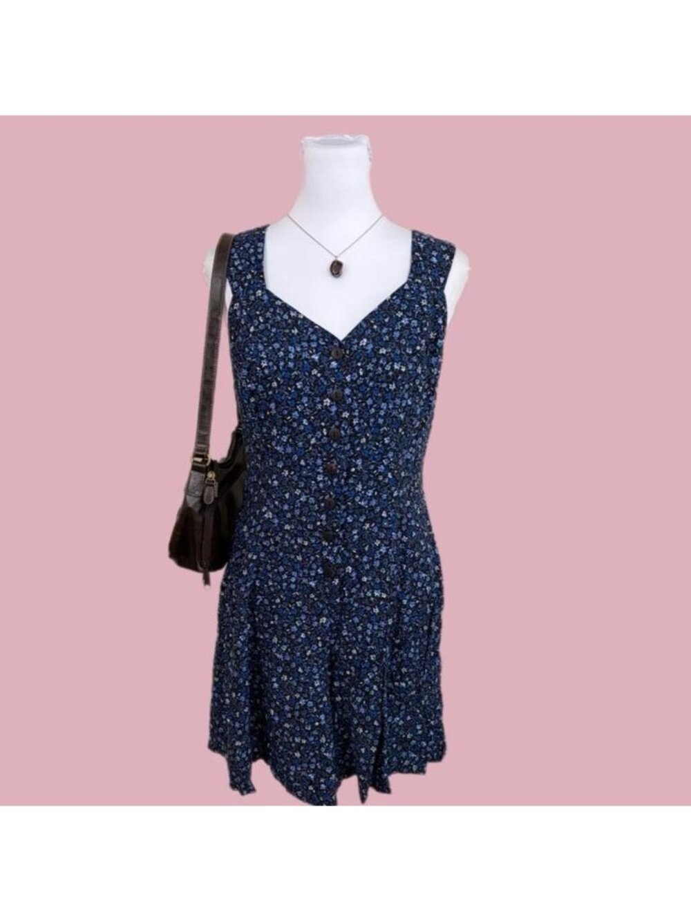 90s ditsy floral cottagecore romper